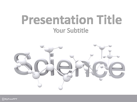 Reaserch on Molecules PowerPoint Template